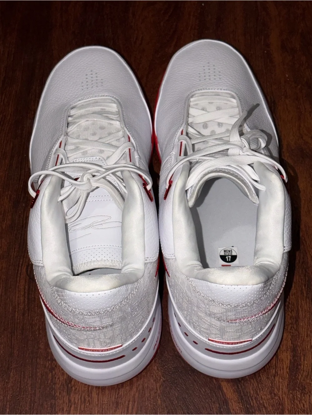 Nike LeBron NXXT Size 17 White Red